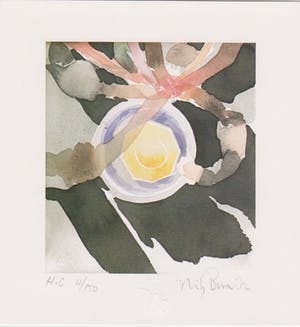 Nils Burwitz - Drie handgesigneerde zeefdrukken: Man, Crab, Abstract kopen? Bied vanaf 25!