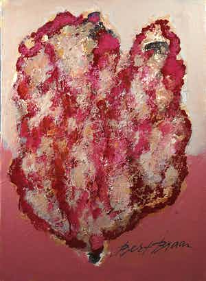 Bert Braam - Acryl op doek, Zonder titel verkocht voor € 1!