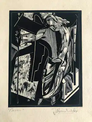 Jos Hendrickx - Unieke verzameling originele houtsneden van Jos Hendrickx (1906–1971) verkauft für € 59!