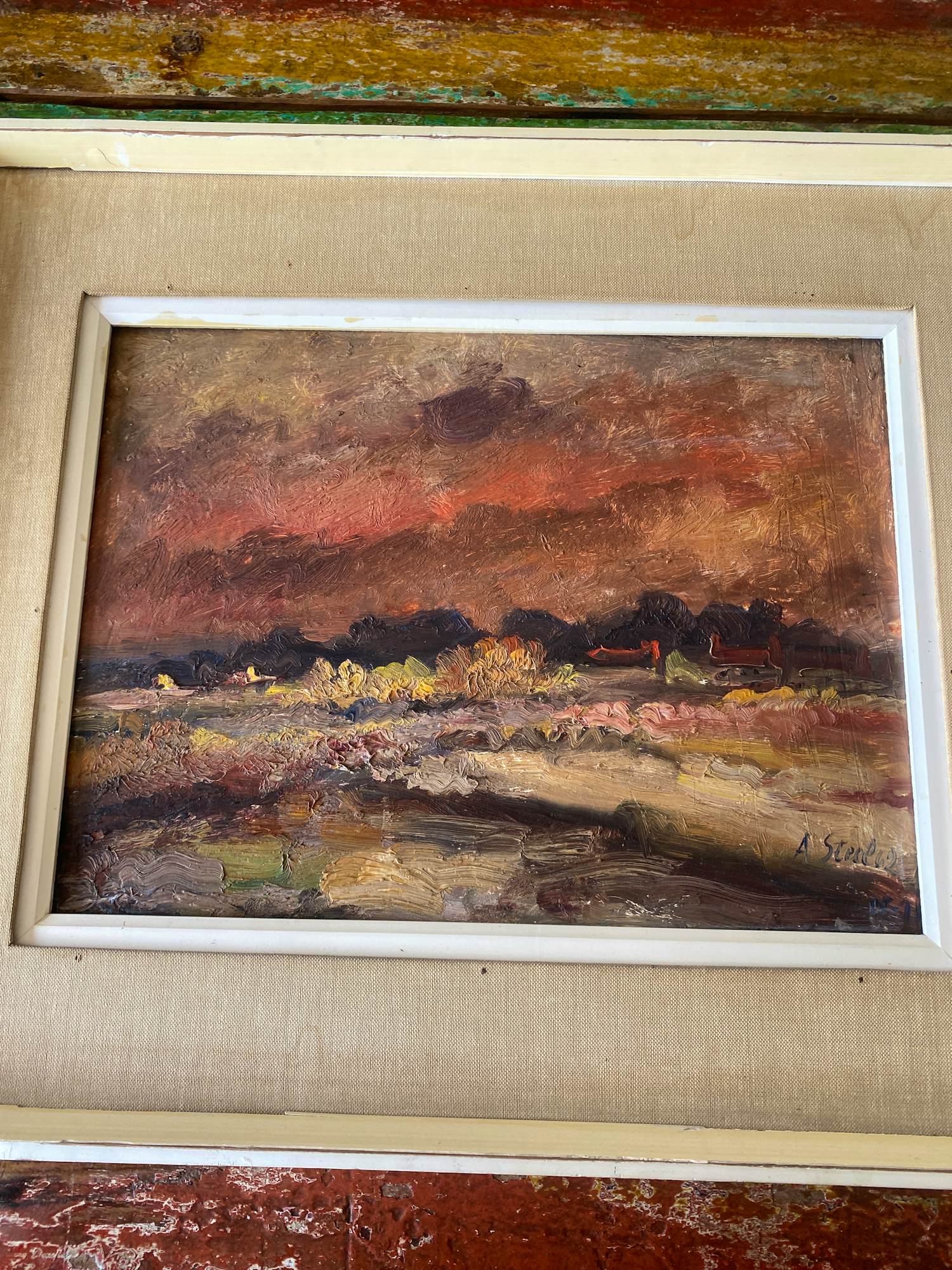 Albert Steel - Landschap kopen? Bied vanaf 125!