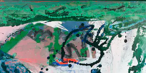 Dominique Chan - Olieverf op doek, Zonder titel - Ingelijst kopen? Bied vanaf 1!