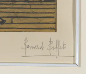 Bernard Buffet - Gesigneerde potloodtekening op overtrekpapier, Les Chants de Maldoror kopen? Bied vanaf 800!