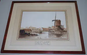 Cornelis Ploos van Amstel - Molen aan het water - aquatint kopen? Bied vanaf 150!