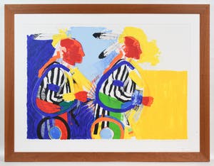 Frank Lejeune - Lakota - Ingelijst - Groot kopen? Bied vanaf 50!