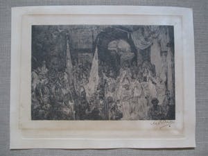 Marius Bauer - Gravure kopen? Bied vanaf 35!