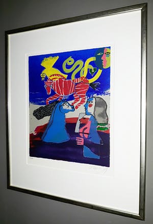 Corneille - Six reves peints, zeefdruk (prachtig ingelijst) kopen? Bied vanaf 325!