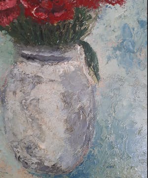 Louis van Roode - Z.T. Rode bloemen in vaas kopen? Bied vanaf 35!