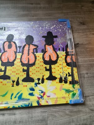 Espen Hagen - Bar Ladies - Origineel - gesigneerd - zeer groot kopen? Bied vanaf 1!