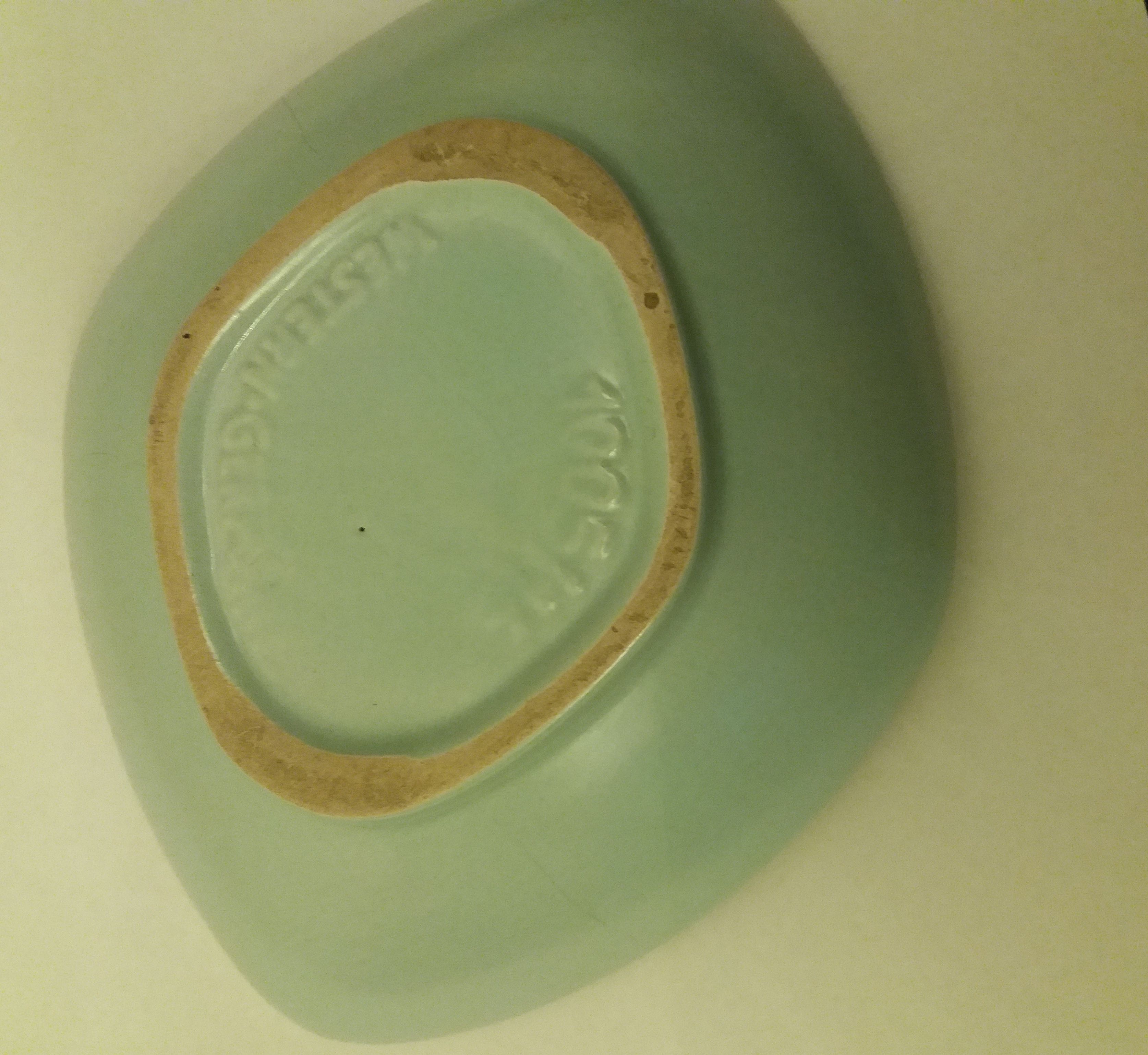 Niet of onleesbaar gesigneerd - Western Germany schaaltje van de jaren 1960  kopen? Bied vanaf 1!