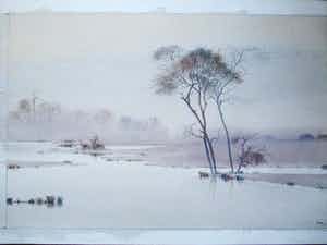 Denkor - aquarel verkocht voor € 40!