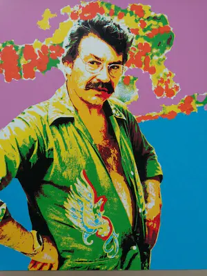 Karel Appel - ZELFPORTRET / KLEURZEEFDRUK / 75x60cm / DRUKPROEF kopen? Bied vanaf 110!