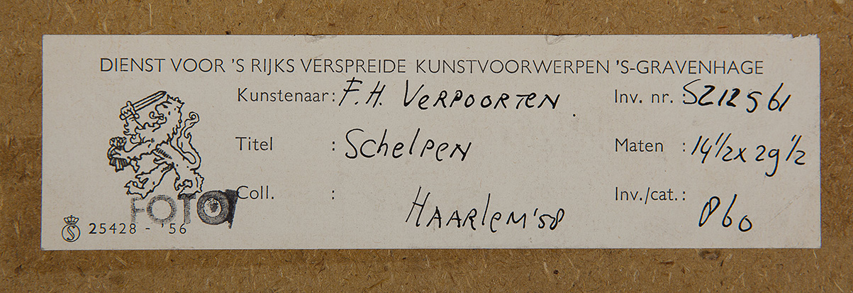 Frans Verpoorten - Schelpen - Ets en aquatint op papier - gesigneerd - oplage 1/12 - BKR Haarlem kopen? Bied vanaf 10!