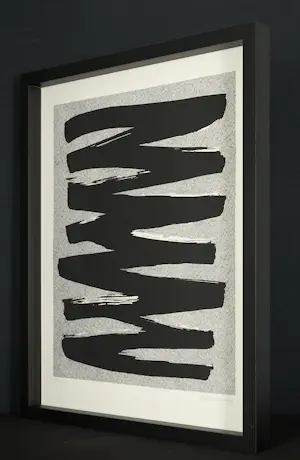 Jan Schoonhoven - Prachtig zeefdruk, gesigneerd en genummerd & fraai ingelijst kopen? Bied vanaf 1190!