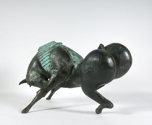 Wim Steins - Groen gepatineerd bronzen paard kopen? Bied vanaf 1500!