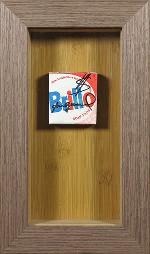 Andy Warhol - Handgesigneerde Brillo-box kopen? Bied vanaf 1!