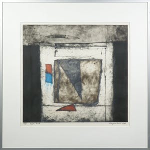 Marjan Smit - Kleurenets, Zonder titel - Ingelijst kopen? Bied vanaf 40!