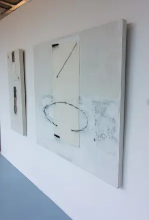 Rene van der Hoofd - Gemengde techniek op hout, Silence & Smooth kopen? Bied vanaf 250!