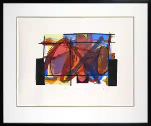 Pieter Vermeulen - Groot Schilderij - Ingelijst verkocht voor € 50!