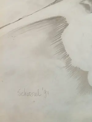 Jan Schoorel - Zonder Titel. 1991 kopen? Bied vanaf 50!