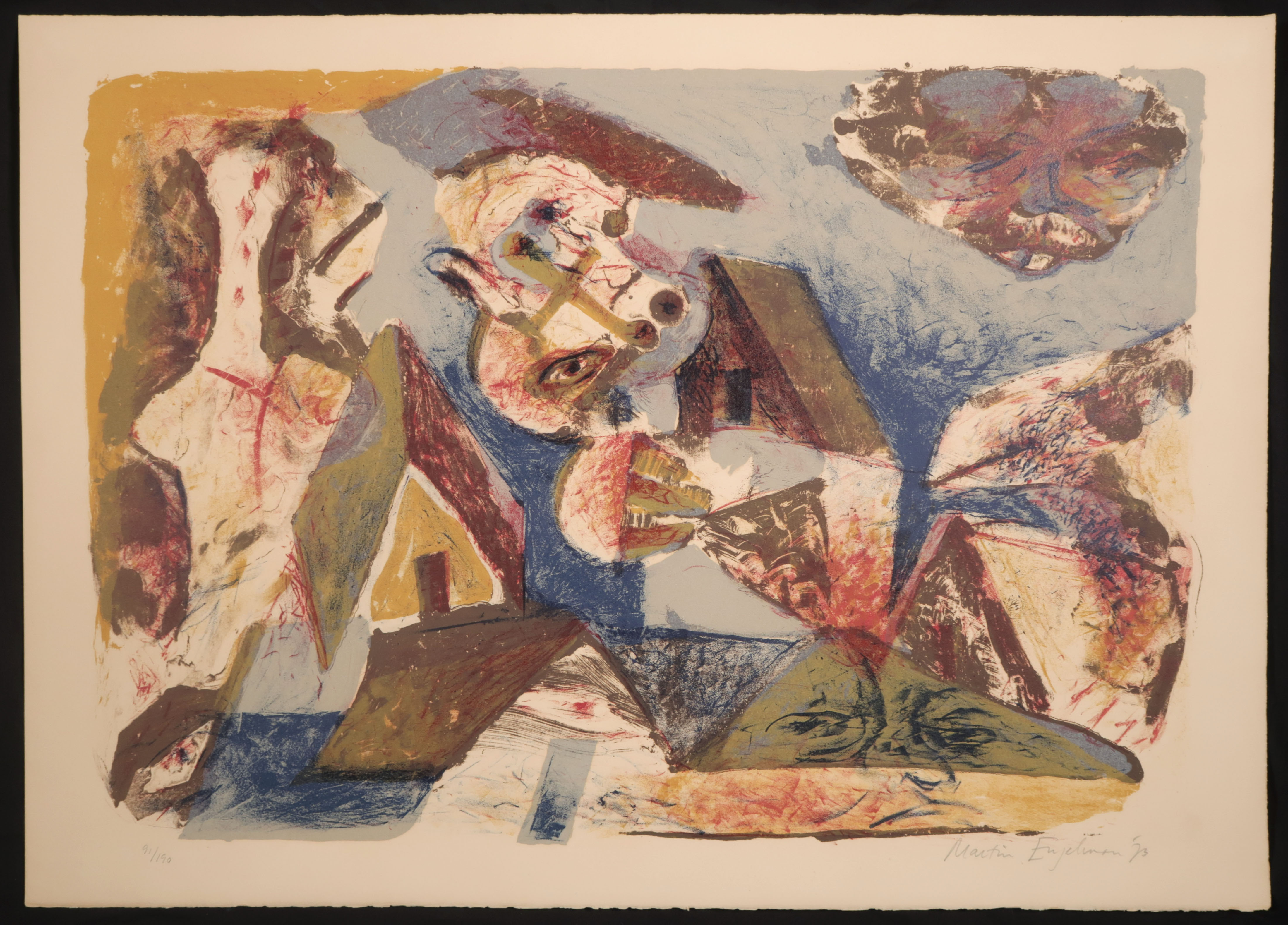 Martin Engelman - Litho, Zonder titel kopen? Bied vanaf 1!