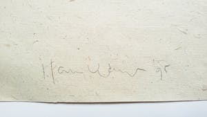 Hans Konings - Geometrisch abstract, gemengde techniek (mooi ingelijst) kopen? Bied vanaf 1!