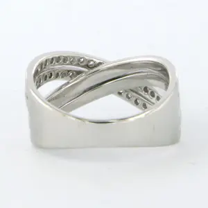 18k gouden ring met single geslepen diamanten tot. circa 0.19ct - F/G - VS/SI kopen? Bied vanaf 850!