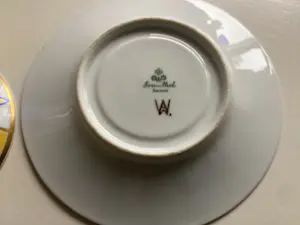 Rosenthal - Art Deco kop en schotel - hand gedecoreerd en gesigneerd kopen? Bied vanaf 10!