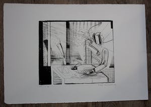 Paul Husner - Litho: 1976 kopen? Bied vanaf 25!