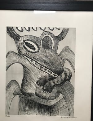 Bengt Lindstrom - la bête / zwart-witte ets kopen? Bied vanaf 245!