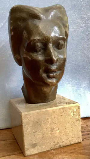 Brons (Onbekend) - Portret jonge vrouw kopen? Bied vanaf 200!