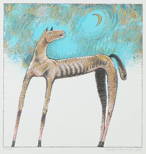 Jurjen Ravenhorst - Zeefdruk, Zonder titel kopen? Bied vanaf 1!