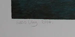 AcheterSees Vlag - Potlood tekening: "Haagse tweeling" - 2014? Enchérissez de 125!