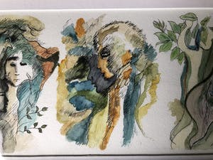 Niet of onleesbaar gesigneerd - Een met de natuur kopen? Bied vanaf 1!