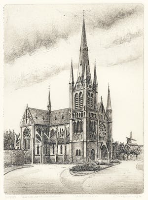 Niet of onleesbaar gesigneerd - Bonaventurakerk te Woerden kopen? Bied vanaf 1!