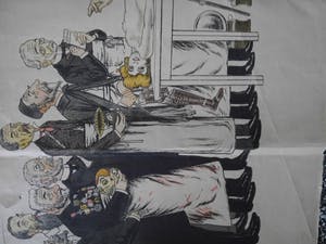 Niet of onleesbaar gesigneerd - karikaturen van artsen van de Medische Faculteit in Parijs. kopen? Bied vanaf 1!