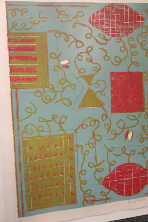 Leon Tebbe - Zonder Titel / Kleurrijke Zeefdruk / Oplage 1/1 kopen? Bied vanaf 40!