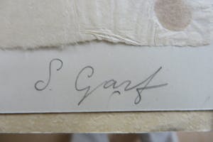 Salomon Garf - Gezicht op Boullion,Stad in Luxemburg en portret van een boer kopen? Bied vanaf 15!