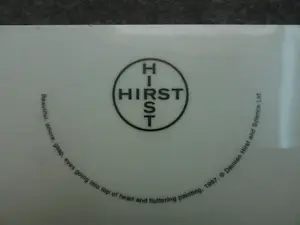 Damien Hirst - Porseleinen bord , Amore, Gasp, Eyes Going into Top of Head and Fluttering kopen? Bied vanaf 1!