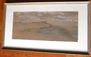 Gustav Schönleber - Hügelige Landschaft kopen? Bied vanaf 760!