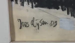 Joos Clijsen - 3 x Gemengde techniek op board, Zonder titel - Ingelijst kopen? Bied vanaf 100!