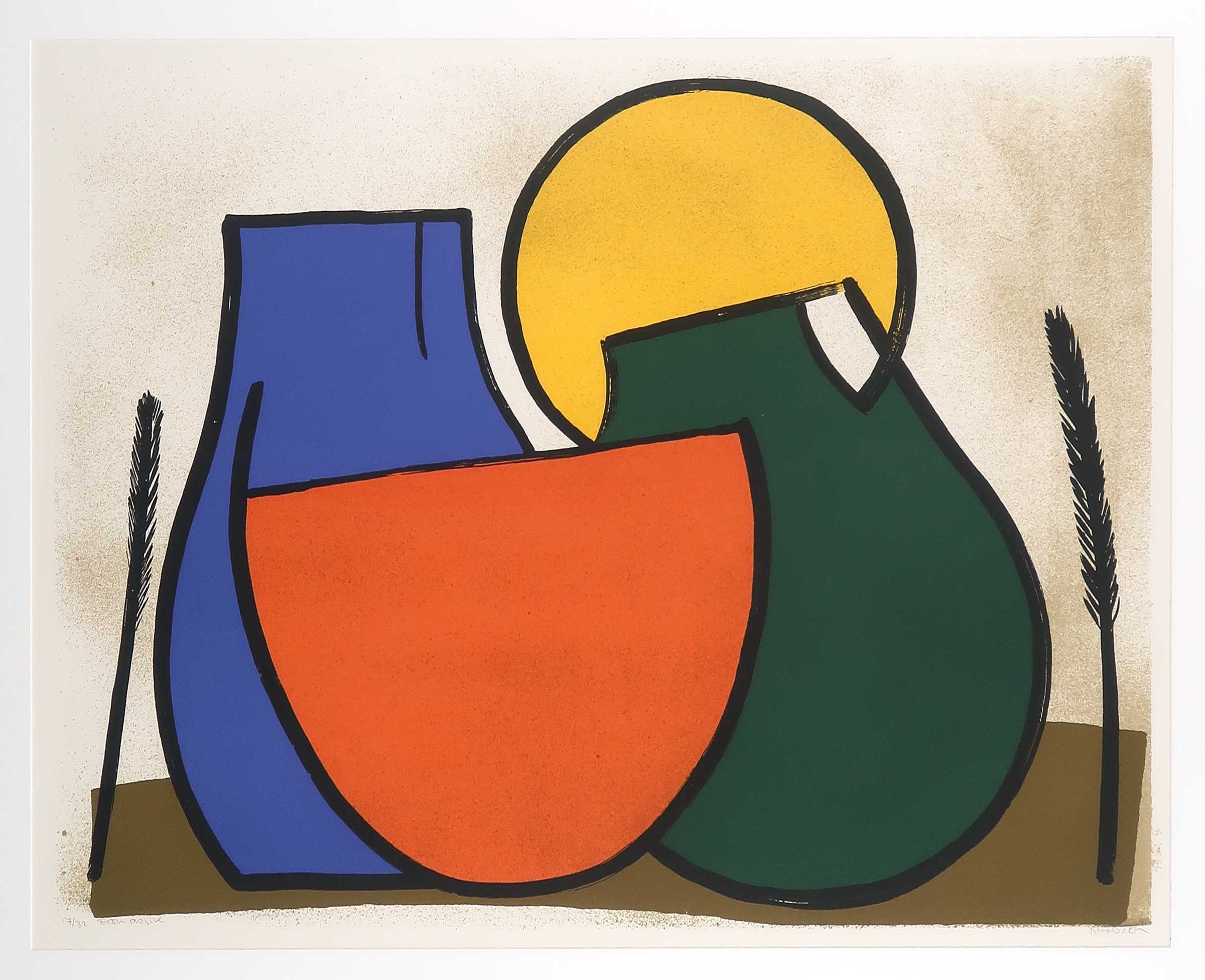 Wil Klaassen - Zeefdruk, Zonder titel III - Ingelijst kopen? Bied vanaf 50!