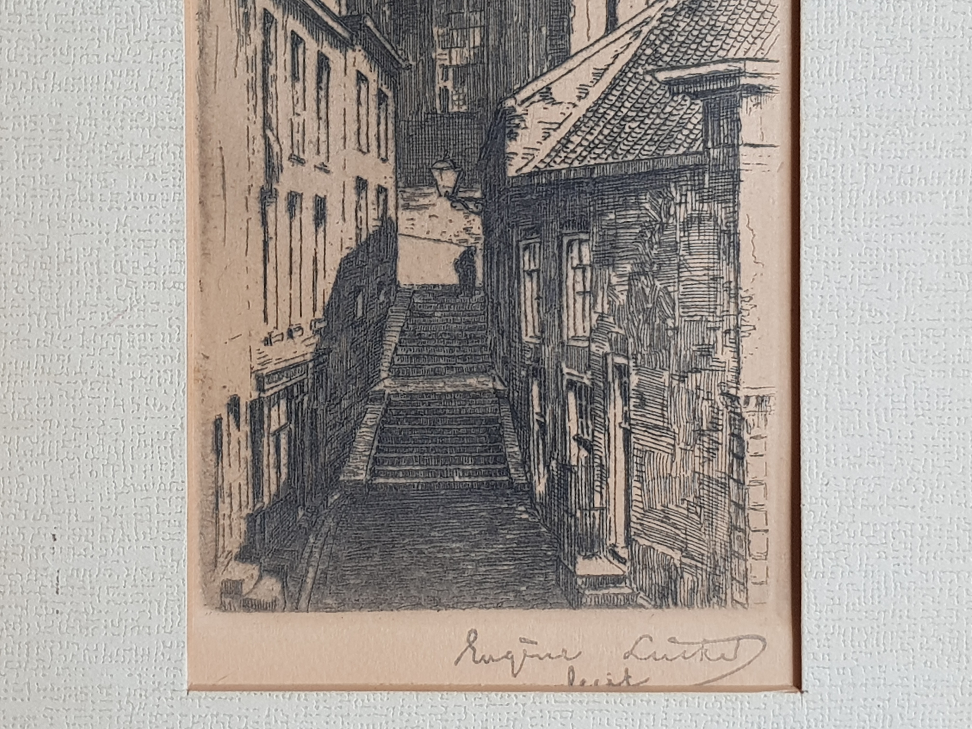 Eugene Lucker - Nijmegen, St. Stevenskerk - Gesigneerd kopen? Bied vanaf 35!