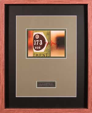 Joseph Beuys - Gesigneerde postkaart - Ingelijst verkocht voor € 1!