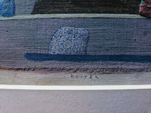 Jan Kuiper - Galerie Petit - gemengde techniek (oa collage) "rokende puinhopen" - gesigneerd kaufen? Bieten Sie von 48!