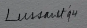 Paul de Lussanet - Zeefdruk: liggend naakt - 1994 kopen? Bied vanaf 65!