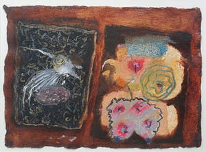 Liesbeth Rahder - Olieverf 'Bud-talk' - Ingelijst kopen? Bied vanaf 225!