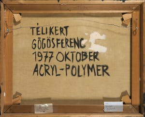 Ferenc Gogos - Acryl en polymer op doek, Télikert - Ingelijst kopen? Bied vanaf 250!