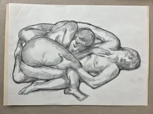 Klaas Pijlman - Zeven expliciete tekeningen. Naakt. Erotisch. kopen? Bied vanaf 20!