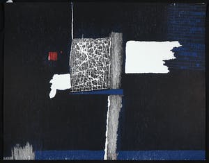 Guillaume Le Roy - Houtsnede, Blauw/groen kopen? Bied vanaf 1!