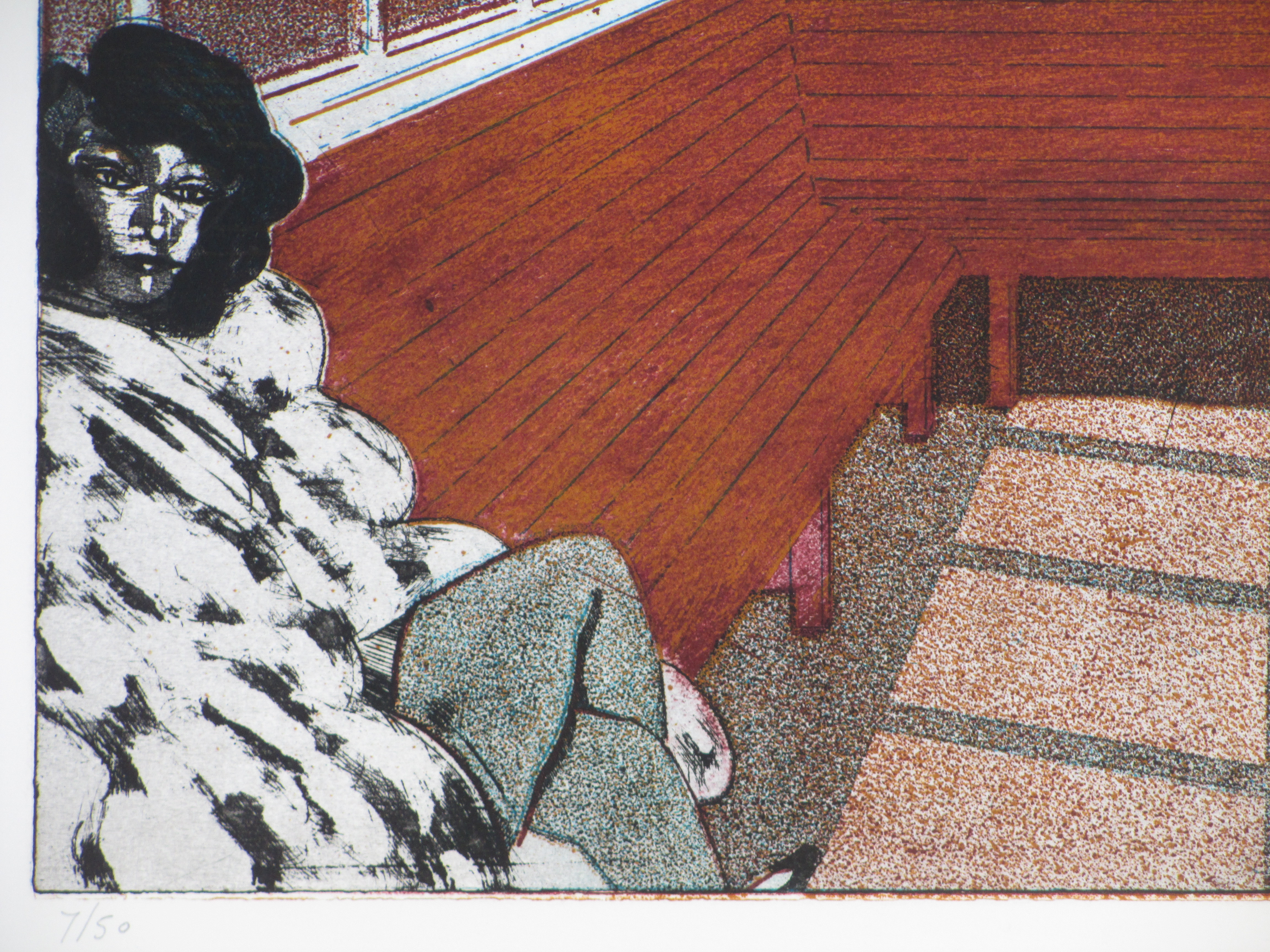 Peter Bes - Wachtruimte Zee / Ardennen - Kleurets kopen? Bied vanaf 50!